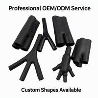 Manchons thermorétractables moulés de type L pour fourches, conformes aux spécifications militaires (MIL-SPEC), remplaçant les manchons thermorétractables Raychem