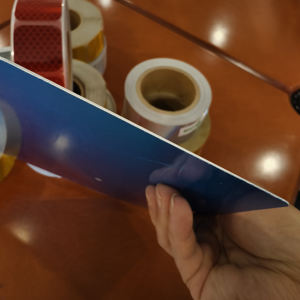 <span class=keywords><strong>Señal</strong></span> de tráfico deflectiva, seguridad de vehículos de movimiento lento, hoja de aluminio reflectante, <span class=keywords><strong>señal</strong></span> triangular de marcado trasero <span class=keywords><strong>para</strong></span> vehículos - Product Image 4