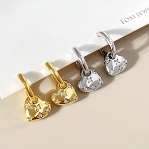 For Brass Rhodium Plated Zircon Romantic Jewelry <b>Set</b> (Necklace/<b>Earrings</b>) for women Anniversary Engagement & Wedding Gifts - Product Image 4