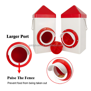 Yyc bricolage mangeoire à poulet seau mangeoire à volaille et abreuvoir pour poulet poussin canard oie caille - Product Image 5