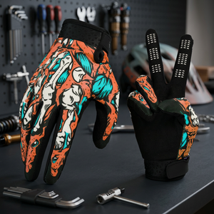 Gants de cyclisme en fibre de carbone pour autoroute, roses, pour femmes et hommes, homologués moto, respirants, antidérapants, à doigts complets, pour la gym, compatibles écran tactile à deux doigts - Product Image 4