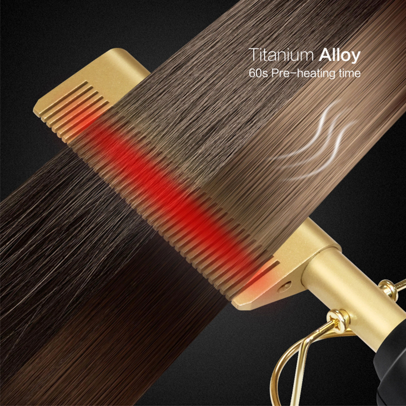 Offre Spéciale Multifonction Électrique droite Peigne À Cheveux De Luxe Bling Cristal Peigne À Cheveux Chaud/