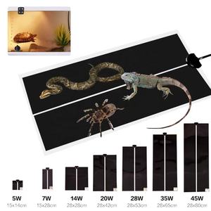 Tapis chauffant en PVC 20W pour petits animaux, reptiles, moderne, 42*28 cm, tapis chauffant carré, réglage de la température, 16.54*11.02 pouces, animal de compagnie en extérieur - Product Image 4