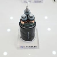 Câble XLPE à conducteurs en aluminium 3 brins moyenne tension 6/10kV 8.7/15kV 12/20kV 95 120 150 185 240mm² 70mm 300mm 220mm 108mm