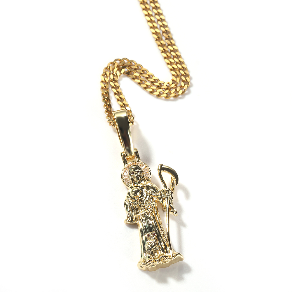 Gold+3mm cuban chain