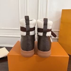 2026New Brands Designer Snow <b>Boots</b> Women Top Original Luxury Genuine Leather Plush Thick-toed Snow <b>Boots</b> waterproof - Product Image 3