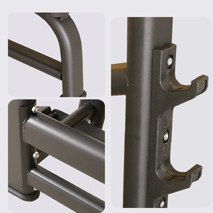 Cadre de lit d'haltères amélioré 5-en-1: support d'alimentation multifonctionnel pour banc, <span class=keywords><strong>squat</strong></span>, pull-up, dip et leg raise | Gym à domicile - Product Image 5