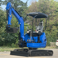 Excavator Mini Crawler 2 Ton, Mesin Hidrolik, Mesin EPA, Bucket 0,05m3, Konstruksi Perkotaan