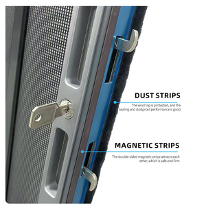 <span class=keywords><strong>Porte</strong></span> coulissante <span class=keywords><strong>pliante</strong></span> en alliage d'aluminium en forme de V, design anti-effraction, pour application en cour - Product Image 4