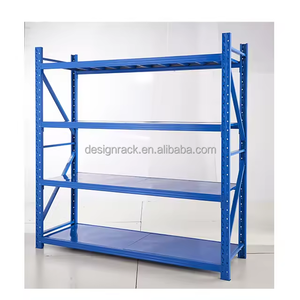 차고용 5단 강철 창고 보관 랙 무볼트 금속 선반 오거나이저 - Product Image 5