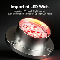 Modèle C, lumière d'avertissement LED métallique tout-en-un à 7 couleurs, buzzer sonore, indicateur d'alarme visuel, lampe, 12V 24V DC