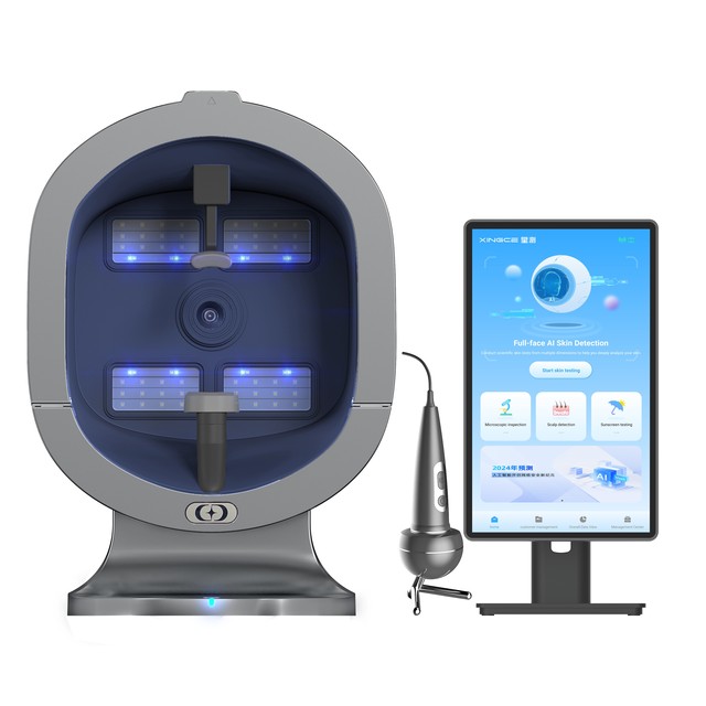 Promotion Price Medi Eth-3d 3d Intelligence Facial Skin Analyzer System Abs Plastic Scanner Report Skin Detection Machine