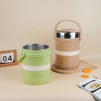 Boîte à lunch isotherme à double couche en acier inoxydable avec grande capacité 5L/6L pour adultes