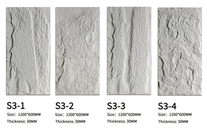 Roches artificielles Pu panneau mural pierre haute dureté résistant à la corrosion pour maison résidentielle prix d'usine européen - Product Image 2