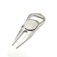 Outil de réparation de divots de golf en alliage de zinc durable SY avec logo personnalisé, ouvre-bouteille et marqueur de balle – Cadeau idéal pour l'extérieur