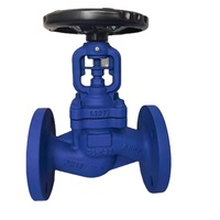 Vanne à soupape à soufflet scellée PN16 PN25 PN40 à fermeture manuelle haute température GS-C25 WCB, vente directe usine