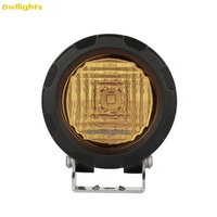 Nouveau projecteur LED de travail pour voiture Owllights IP68 Combo Beam 4x4 Offroad 20W 3 pouces en acier inoxydable 3600 lumens