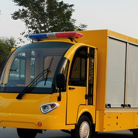 Camionnette électrique fermée, véhicule de livraison électrique professionnel miniature pour la logistique aéroportuaire et les zones de maintenance