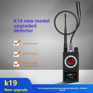 Détecteur de signaux RF portable K19, détecteur de caméras espions, scanner de signaux sans fil GPS, détecteur d'aimants, protection anti-espionnage, ABS - Product Image 5