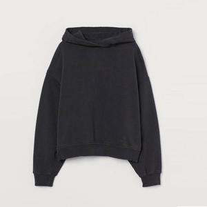 Venta al por mayor Logo Fleece Oversized Anti-pilling Pullover Loose Sudadera con capucha en blanco 400g Algodón Bordado Logo Sudadera con capucha para mujer - Product Image 1