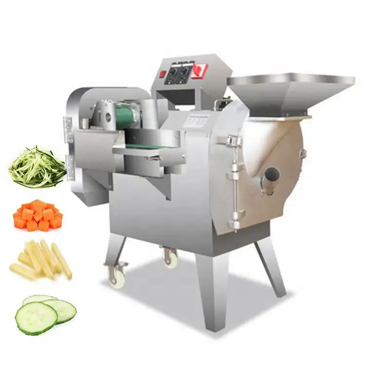 top list Vegetable Cutter Tuber Papaya Cubing Strawberry Potato Plantain Chips Garlic Cassava Slicing Dicing Machine