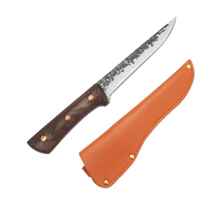 Xingye 5cr15 Set di <span class=keywords><strong>coltelli</strong></span> <span class=keywords><strong>da</strong></span> taglio per carne in acciaio <span class=keywords><strong>coltelli</strong></span> <span class=keywords><strong>da</strong></span> <span class=keywords><strong>cucina</strong></span> e accessori tronchi di legno di wengè africano coltello <span class=keywords><strong>da</strong></span> taglio in osso <span class=keywords><strong>con</strong></span> pelle - Product Image 4