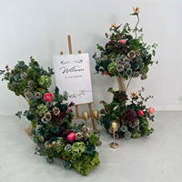 Nouvelle Collection : Mur de Fleurs Artificielles en Soie Réalistes, Vente en Gros Direct Usine, Idéal pour les Espaces Photo, Décorations Extérieures et Intérieures, Fait Main