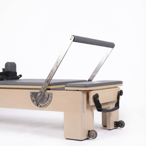 Lit de réforme Pilates Studio Factory, bois de hêtre de haute qualité, multifonctionnel pour les entraîneurs de yoga, les exercices et les séances d'entraînement - Product Image 6