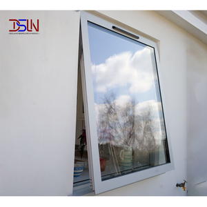 Fenêtre à persiennes en alliage d'aluminium avec double vitrage, étanche et insonorisée, design moderne pour usage commercial et résidentiel - Product Image 1
