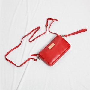Sac messager vintage pour femme en cuir véritable, sac bandoulière à fermeture éclair - Product Image 5