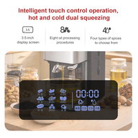 Máquina Prensa de Aceite Automática Inteligente para el Hogar, Extractor de Aceite en Frío y Caliente de Alto Rendimiento para Cacahuetes, Sésamo, Nueces y Semillas, Uso Doméstico