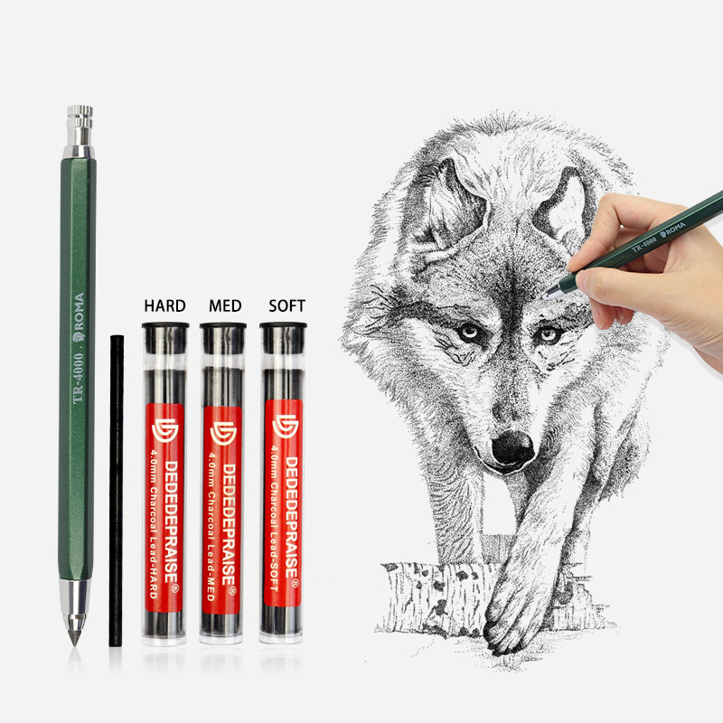 Charcoal Pencils Drawing