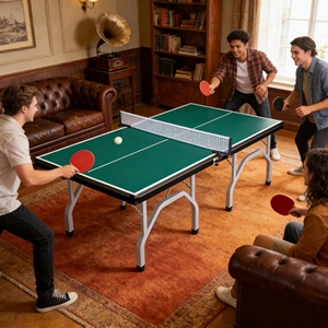 Meilleur prix pour le tennis de <span class=keywords><strong>table</strong></span> interactif, jeu d'intérieur, tennis de <span class=keywords><strong>table</strong></span> d'intérieur et d'extérieur pour les enfants de maternelle, bord arrondi sûr, jeu amusant - Product Image 3