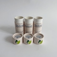 Vente en gros 100% déodorant biodégradable cylindre vide baume à lèvres déodorant bâton marque personnalisée résistant à l'huile Push up Tube de papier