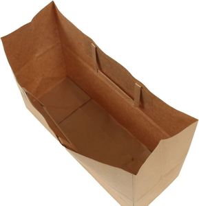 Bolsas de Papel Kraft de Alta Calidad con Asa Plana Interna, Impresión Flexográfica, Buen Precio, Fáciles de Transportar - Product Image 4