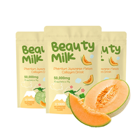 Mélange de poudre de lait pour boisson beauté à l'astaxanthine, 6 saveurs, 18g, 10 sachets, saveur fraise, formule alimentaire