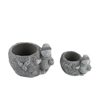 Pots de fleurs en ciment pas chers pour jardin, pots de culture en ciment fabriqués en Chine, pots de fleurs en ciment à vendre