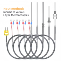 Contrôleur de température 0-1300C avec affichage numérique intelligent réglable pour thermocouples de type K