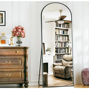 <span class=keywords><strong>Miroir</strong></span> sur pied de luxe extra-large en verre pour la décoration intérieure, idéal pour le salon, le <span class=keywords><strong>couloir</strong></span> et la salle de bain - Product Image 6