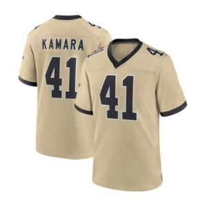 Maglie da Football New Orleans 2026 all'Ingrosso di Alta Qualità, 41 Alvin Kamara, 12 Chris Olave, 32 Tyrann Mathieu, 22 Shaheed, Cucite - Product Image 2