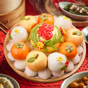 Dumplings Chinos Congelados, Pastel <span class=keywords><strong>de</strong></span> Flores Artesanal, Mantou, Caja <span class=keywords><strong>de</strong></span> Regalo <span class=keywords><strong>de</strong></span> Cumpleaños, Panecillos al Vapor, Pan Chino Congelado - Product Image 2
