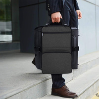 Sangle de transport pour tour PC avec poignée, étui de transport de bureau avec poches pour clavier, câbles et accessoires informatiques