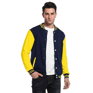 <b>Top</b> Trending Best Quality Men's Varsity Jacket with Stand Collar Customized Design Logo Winter OEM Services-Breathable Quick Dry - Product Image 1