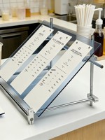 Support de menu alimentaire transparent en acrylique pour table de restaurant, présentoir de commande, panneau de signalisation