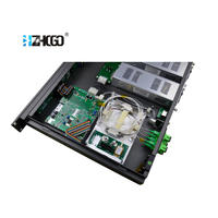 Amplificateur EDFA à fibre optique Hengchi HCEA-4*16 1550nm monomode/multimode pour CCTV, 4 ports, alimentation 48V CC, connecteurs SC/APC/UPC
