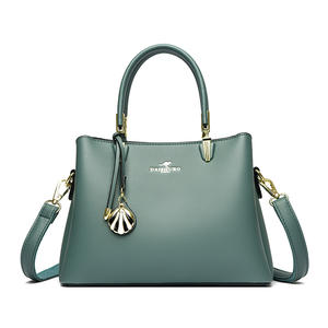 Sac à main pour femme en cuir PU de haute qualité, avec fonction antivol, design durable, polyester, décontracté, luxueux, décoration à rivets. - Product Image 5