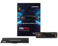 SAMSUNG 990 PRO SSD Series 2TB PCIe Gen4. asli X4 NVMe 2. 0c-m. 2 Internal 1TB Solid State Drive untuk Laptop/Desktop