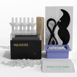 Waxkiss Nouveau Design Kit Chauffe-<span class=keywords><strong>Cire</strong></span> pour Épilation des Sourcils, du Nez et des Oreilles, Ensemble Pot à <span class=keywords><strong>Cire</strong></span> Chauffant - Product Image 1