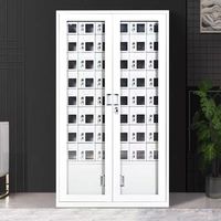 Armoire de rangement commerciale de style moderne pour smartphones pour les écoles, les stades, les hôpitaux et autres lieux assurant la sécurité des smartphones des utilisateurs