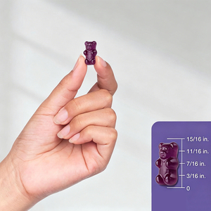 Gummies de sureau noir personnalisées sous marque privée, sans OGM, sans gluten, 60 gummies sans sucre, complément alimentaire - Product Image 3